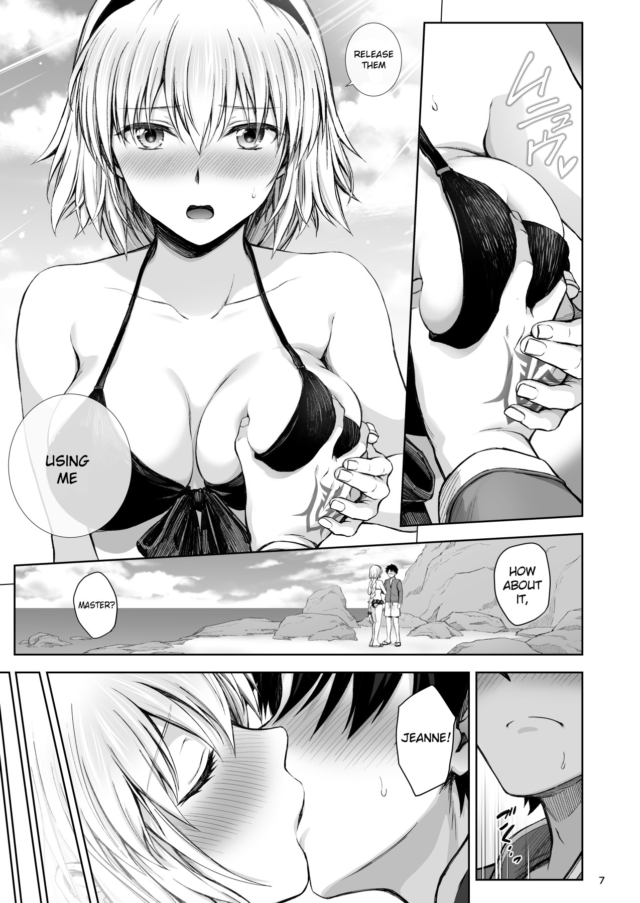 Hentai Manga Comic-Summer Beach With Jeanne-Read-6